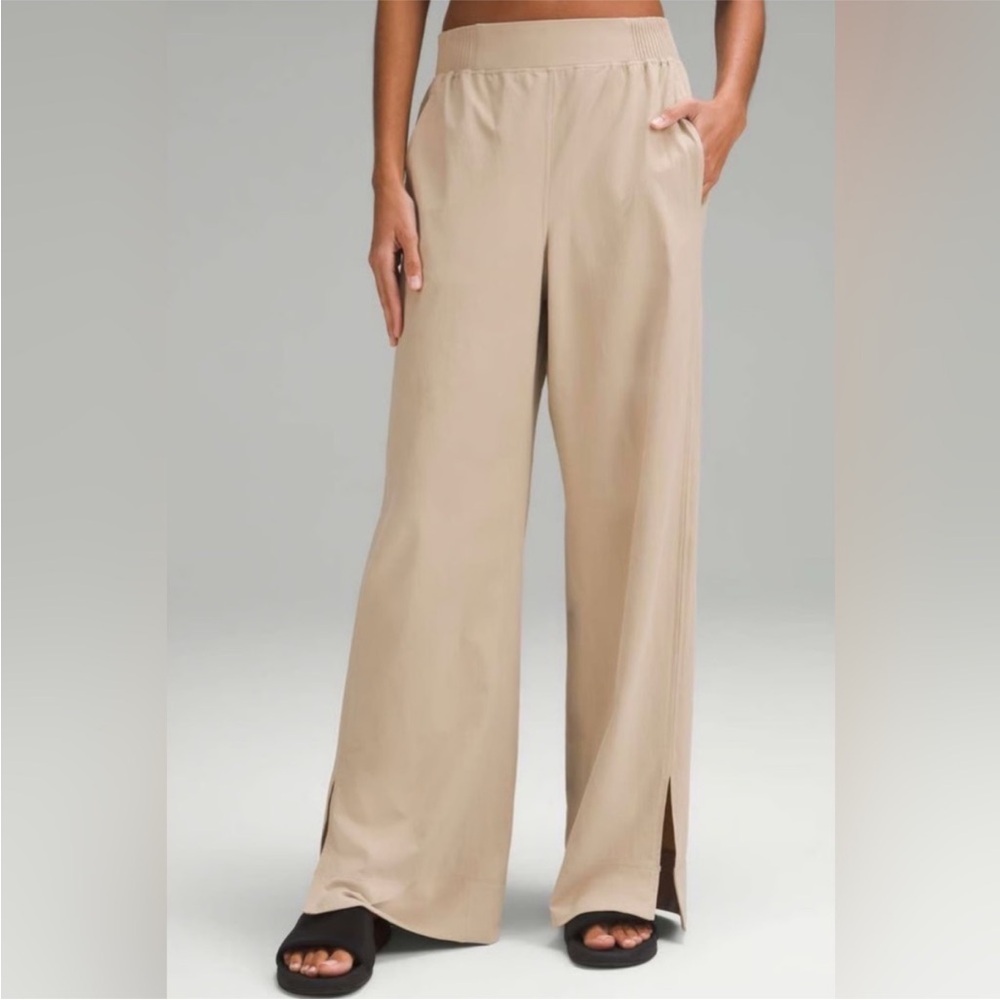Lululemon Stretch Woven Wide Leg High Rise Pants